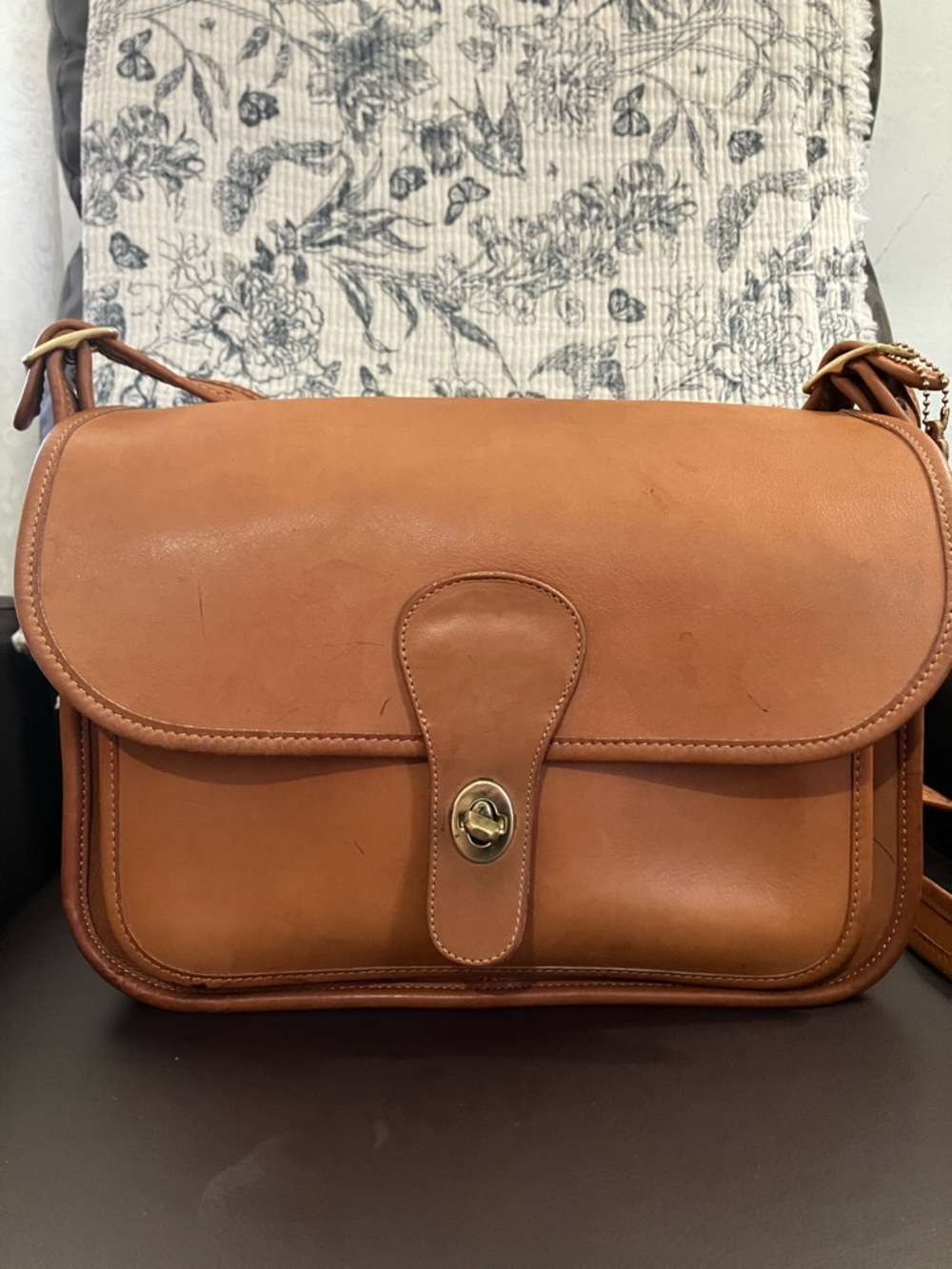 Coach Vintage Original Rambler Shoulder/Crossbody Bag British Tan 9735